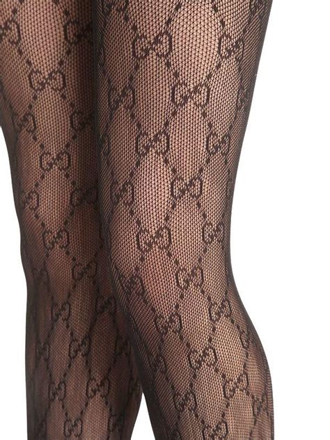 black gucci stockings nordstrom|black Gucci logo tights.